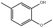 2-甲氧基-5-甲基苯酚,1195-09-1,结构式