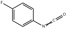 イソシアン酸 4-フルオロフェニル 化学構造式