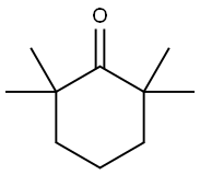 2,2,6,6-四甲基环己酮, 1195-93-3, 结构式