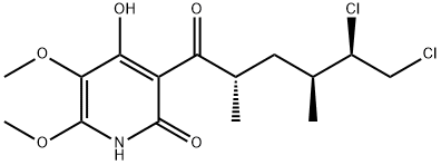 119509-24-9 (2S,4S,5R)-5,6-ジクロロ-1-(2,4-ジヒドロキシ-5,6-ジメトキシピリジン-3-イル)-2,4-ジメチル-1-ヘキサノン