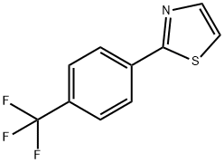 2-(4-三氟甲基苯基)噻唑, 119514-24-8, 结构式