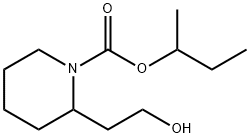 sec-Butyl 2-(2-hydroxyethyl)piperidine-1-carboxylate Struktur