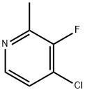 4-Chloro-3-fluoro-2-Methylpyridine Struktur
