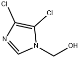 4,5-Dichloro-1-hydroxymethylimidazole Structure