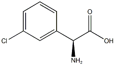 L-3-クロロフェニルグリシン 化学構造式
