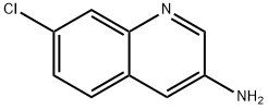 7-氯-3-喹啉胺 结构式
