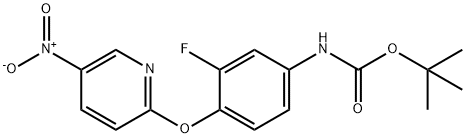 tert-butyl {3-fluoro-4-[(5-nitropyridin-
2-yl)oxy]phenyl}carbamate Structure