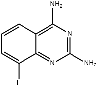 8-FLUORO-QUINAZOLINE-2,4-DIAMINE, 119584-79-1, 结构式