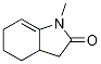 1,3,3a,4,5,6-hexahydro-1-Methyl-2H-Indol-2-one,1196-53-8,结构式