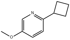 2-cyclobutyl-5-Methoxypyridine Struktur