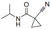 Cyclopropanecarboxamide, 1-cyano-N-(1-methylethyl)- (9CI) 化学構造式