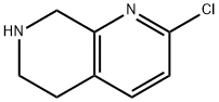 2-Chloro-5,6,7,8-tetrahydro-[1,7]naphthyridine, 1196145-69-3, 结构式