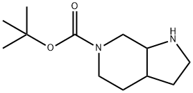 八氢-6H-吡咯并[2,3-C]吡啶-6-羧酸叔丁酯,1196147-27-9,结构式