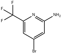 4-Bromo-6-trifluoromethyl-pyridin-2-ylamine Structure