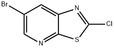 6-溴-2-氯噻唑并[5,4-B]吡啶,1196151-70-8,结构式