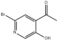 1-(2-溴-5-羟基PRI二N-4YL)乙酮, 1196152-59-6, 结构式