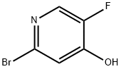 2-ブロモ-5-フルオロ-4-ヒドロキシピリジン 化学構造式