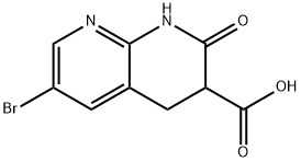 6-BroMo-2-oxo-2,3,4,8-tetrahydro-1,8-naphthyridine-3-carboxylic acid Structure