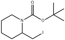 2-(碘甲基)-1-哌啶甲酸叔丁酯, 1196154-26-3, 结构式