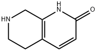 5,6,7,8-tetrahydro-1,7-naphthyridin-2-ol 化学構造式