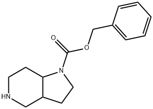 1H-Pyrrolo[3,2-c]pyridine-1-carboxylic acid, octahydro-, phenylMethyl ester Struktur