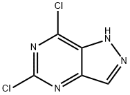 5,7-二氯-1H-吡唑并[4,3-D]嘧啶, 1196157-42-2, 结构式
