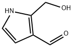 1H-Pyrrole-3-carboxaldehyde,2-(hydroxymethyl)-(9CI) 结构式