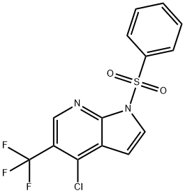 1196507-57-9 4-クロロ-1-(フェニルスルホニル)-5-(トリフルオロメチル)-1H-ピロロ[2,3-B]ピリジン