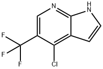 4-Chloro-5-(trifluoromethyl)-1H-pyrrolo[2,3-b]pyridine Structure