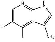 1H-Pyrrolo[2,3-b]pyridin-3-aMine, 4,5-difluoro- Struktur