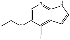 1H-Pyrrolo[2,3-b]pyridine, 5-ethoxy-4-fluoro- 结构式