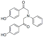 1-(4-HYDROXY-PHENYL)-2-([2-(4-HYDROXY-PHENYL)-2-OXO-ETHYL]-PHENYL-AMINO)-ETHANONE 结构式
