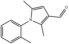 2,5-二甲基-1-(2-甲基苯基)-1H-吡咯-3-甲醛, 119673-47-1, 结构式