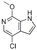 1H-Pyrrolo[2,3-c]pyridine, 4-chloro-7-Methoxy-,1197181-40-0,结构式