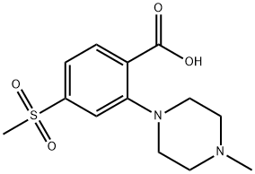 2-(4-메틸-1-피페라지닐)-4-(메틸설포닐)벤조산