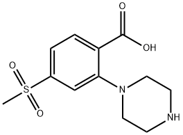 4-(메틸술포닐)-2-피페라지노벤조산