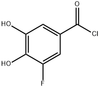 Benzoyl chloride, 3-fluoro-4,5-dihydroxy- (9CI),119735-22-7,结构式