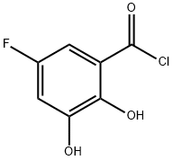 Benzoyl chloride, 5-fluoro-2,3-dihydroxy- (9CI) 结构式