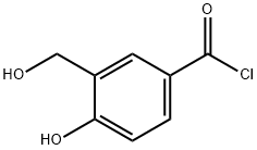 Benzoyl chloride, 4-hydroxy-3-(hydroxymethyl)- (9CI) 结构式