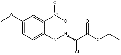 ETHYL 2-CHLORO-2-[2-(4-METHOXY-2-NITROPHENYL)HYDRAZONO]ACETATE Structure