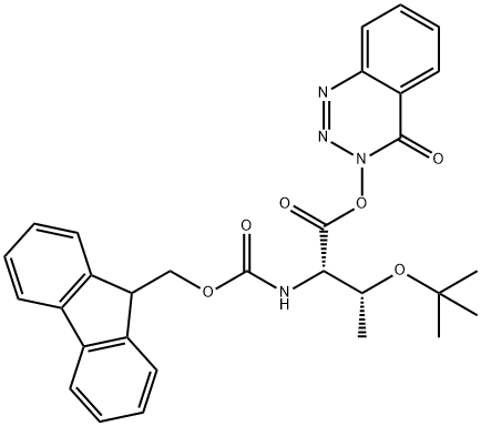 FMOC-THR(TBU)-ODHBT Structure