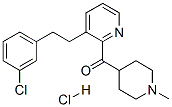 (1-Methyl-4-piperidinyl)[3-[2-(3-chlorophenyl)ethyl]pyridinyl]methanone hydrochloride