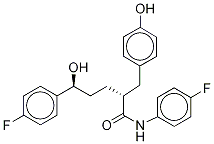 (αR,δS)-4-Fluoro-N-(4-fluorophenyl)-δ-hydroxy-α-[(4-hydroxyphenyl)Methyl]benzenepentanaMide Struktur