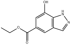 Ethyl 7-hydroxy-1H-indazole-5-carboxylate,1197944-13-0,结构式
