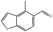 5-Benzofurancarboxaldehyde,  4-methyl- 结构式