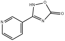 3-(吡啶-3-基)-1,2,4-恶二唑-5(4H)-酮,1198-99-8,结构式