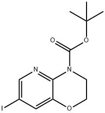 tert-Butyl 7-iodo-2H-pyrido[3,2-b][1,4]oxazine-4(3H)-carboxylate|7-碘-2,3-二氢-4H-吡啶并[3,2-B][1,4]噁嗪-4-羧酸叔丁酯