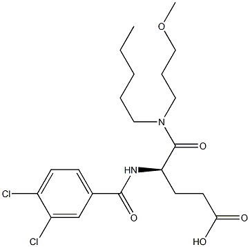 119817-90-2 (R)-4-(3,4-ジクロロベンゾイルアミノ)-5-[(3-メトキシプロピル)ペンチルアミノ]-5-オキソペンタン酸