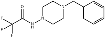 N-(4-Benzylpiperazin-1-yl)-2,2,2-trifluoro-acetaMide Struktur