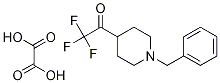 1-(1-Benzylpiperidin-4-yl)-2,2,2-trifluoro-ethanone oxalate Struktur